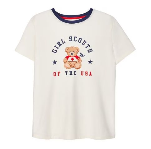 Women's Patriotic Bear T-shirt, Size: AS