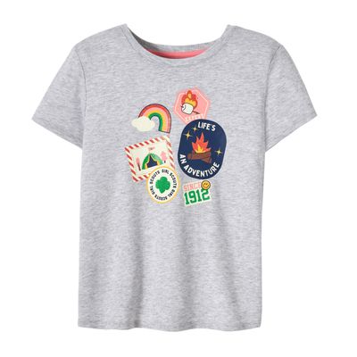 Girls' Camp Fun Patch T-Shirt