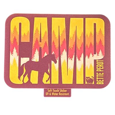2026 CAMP BETTE PEROT VINYL STICKER