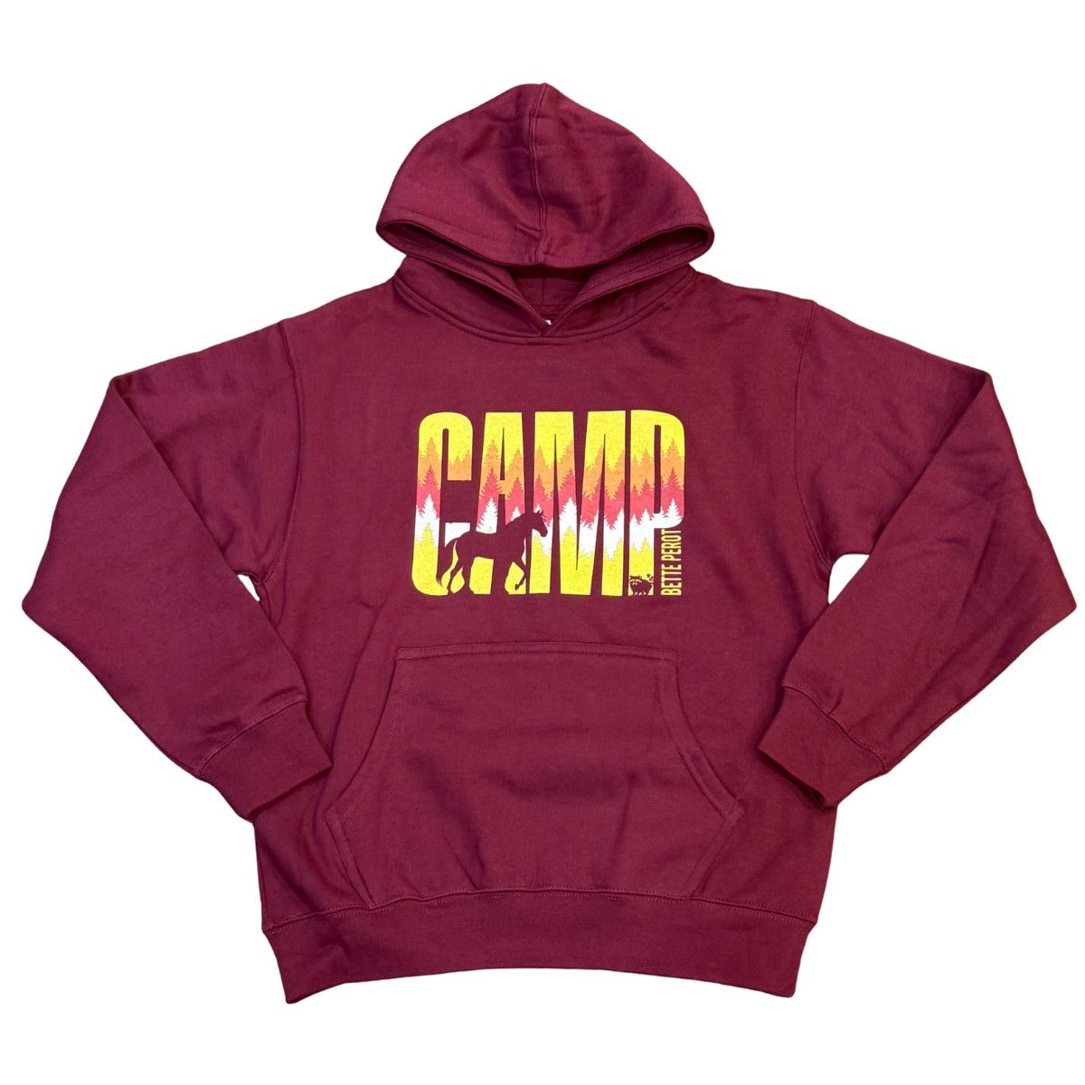 2026 Maroon Camp Bette Perot Hooded Sweatshirt