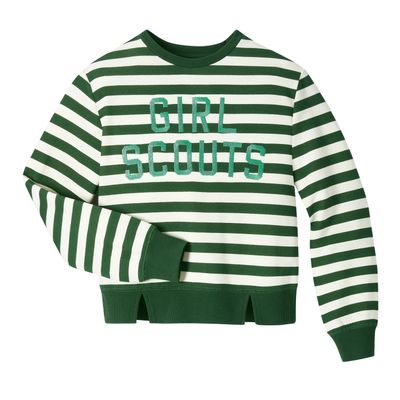 Women's Striped Slouch Sweatshirt