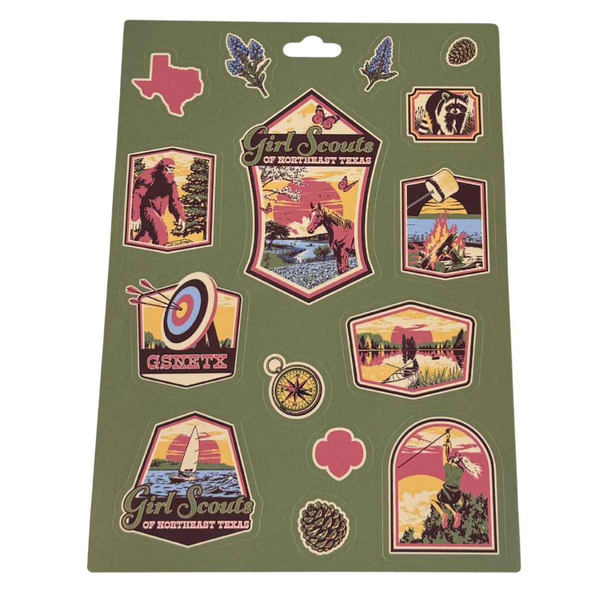 GSNETX VISTA STICKER SHEET
