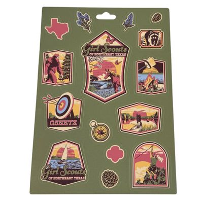 GSNETX VISTA STICKER SHEET