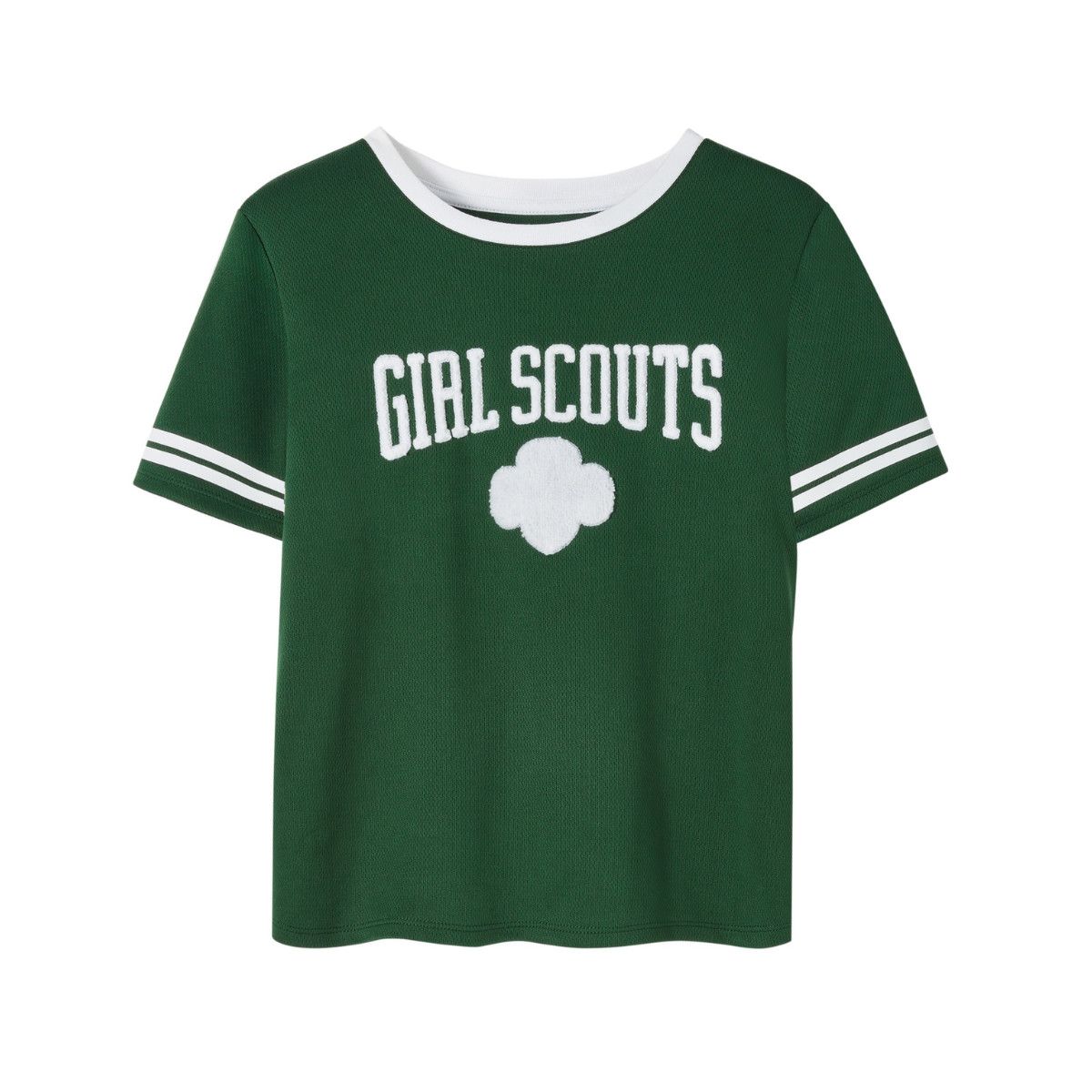 Girls' Varsity Jersey T-Shirt, Size: YXS