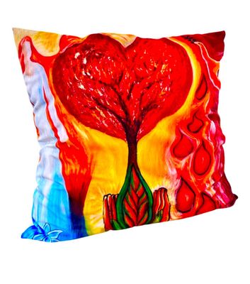 ​Kissen mit Motiv "Liebe" Größe 30x30 cm