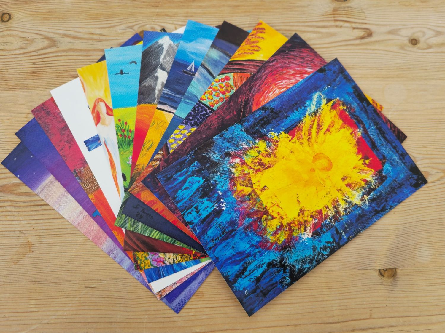 Postkartenset: „Glück und Segen für ein ganzes Jahr“