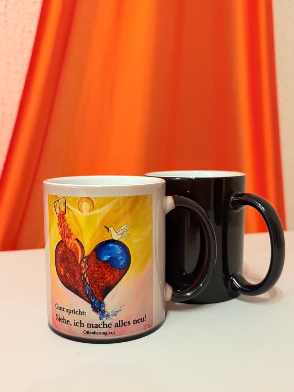 Magische Tasse Jahreslosung 2026 – „Siehe, ich mache alles neu“