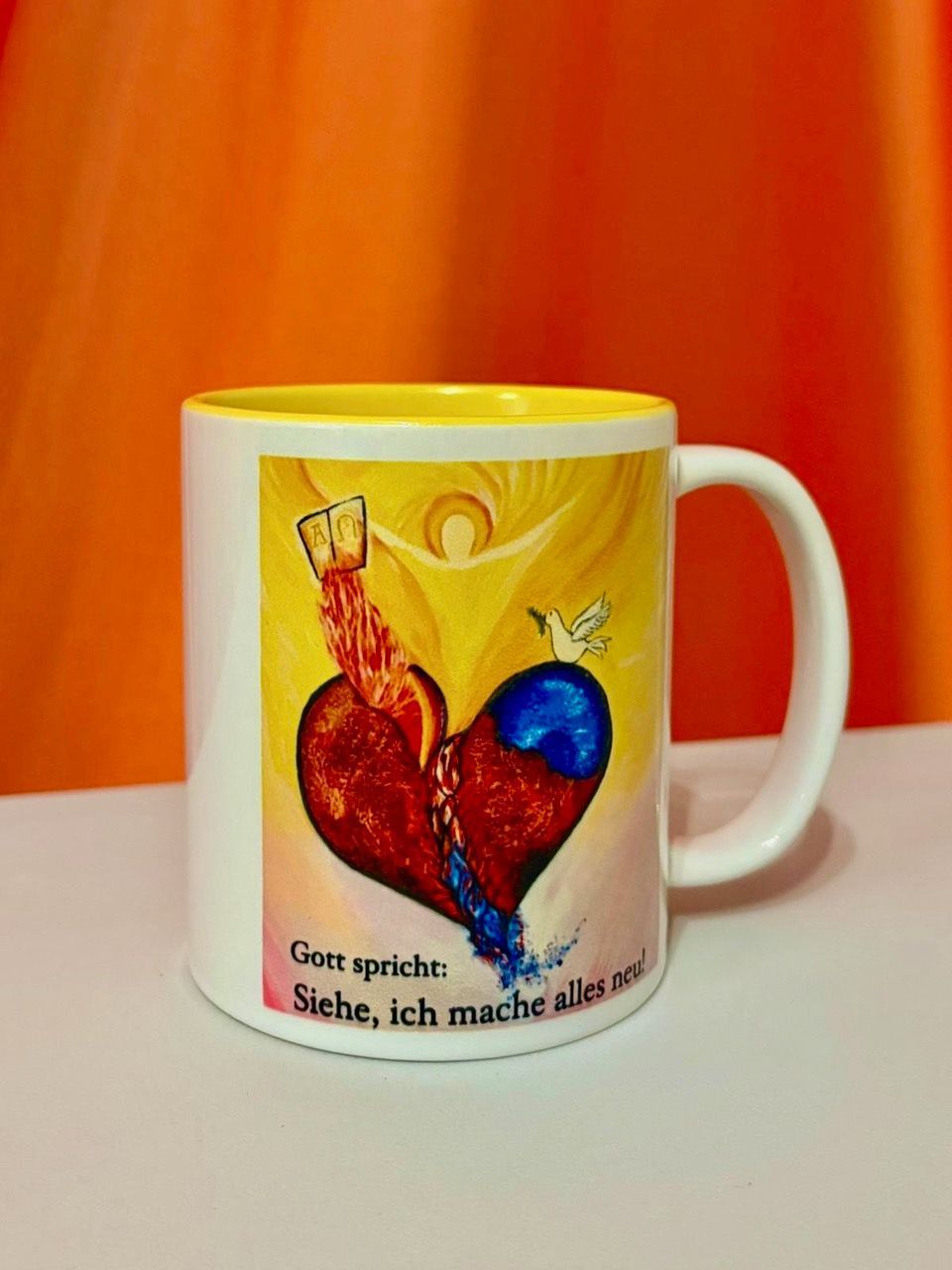 Klassische Tasse Jahreslosung 2026 – „Siehe, ich mache alles neu“