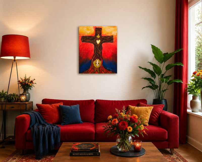 "Erlösung" Leinwand-Reproduktion – 100x 75cm