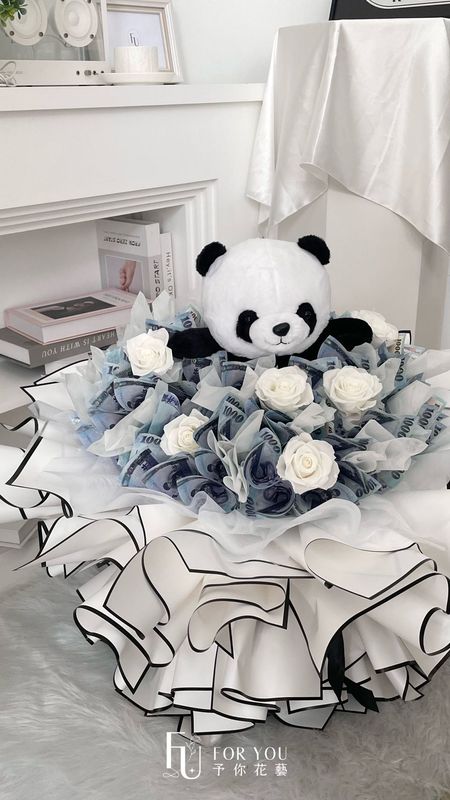 100張鈔票錢花系列（含永生花）
