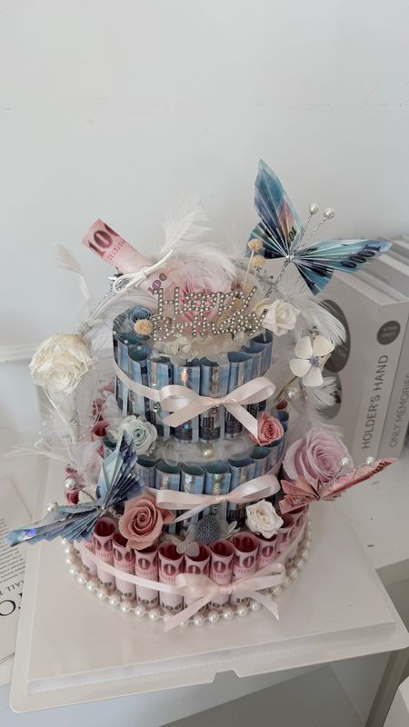 錢花-三層蛋糕款