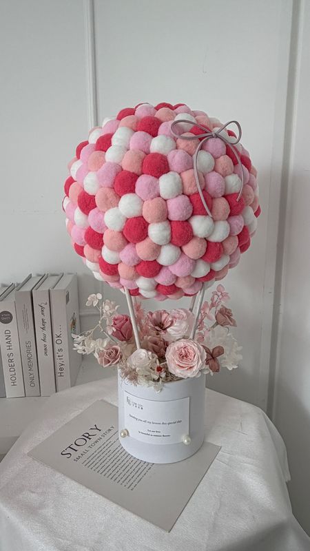 熱氣球花禮（兩色可選）