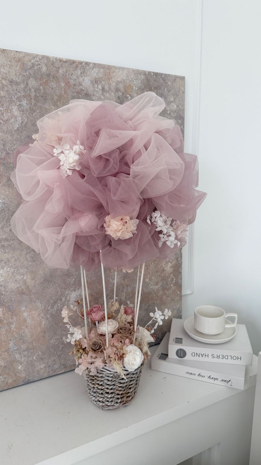 蕾絲款 熱氣球花禮