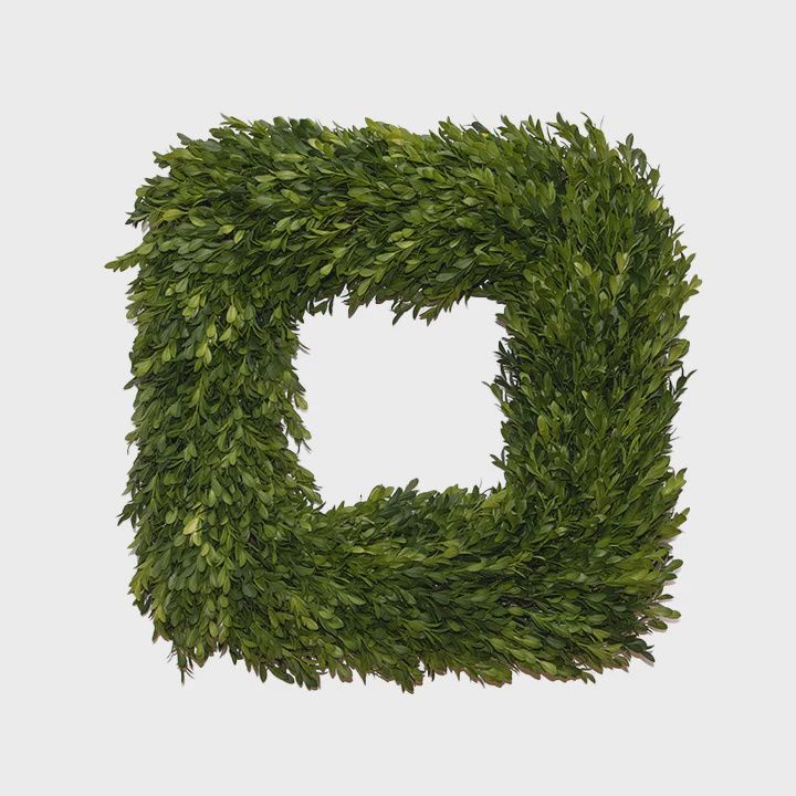 Square Boxwood Wreath