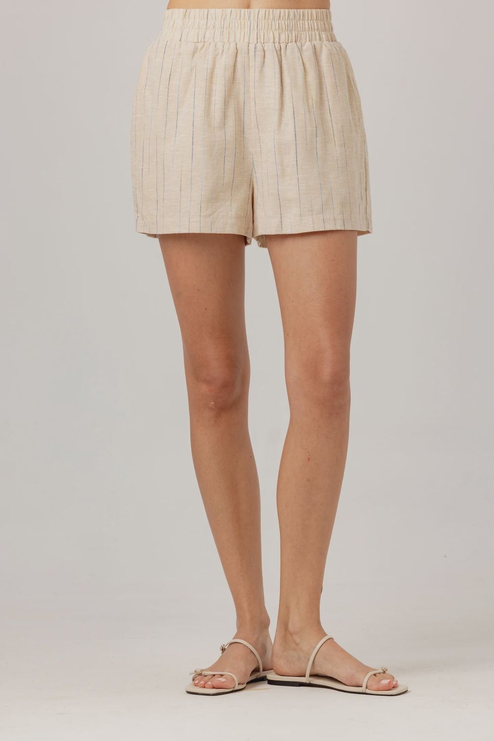 Stripe Linen Fuller Short