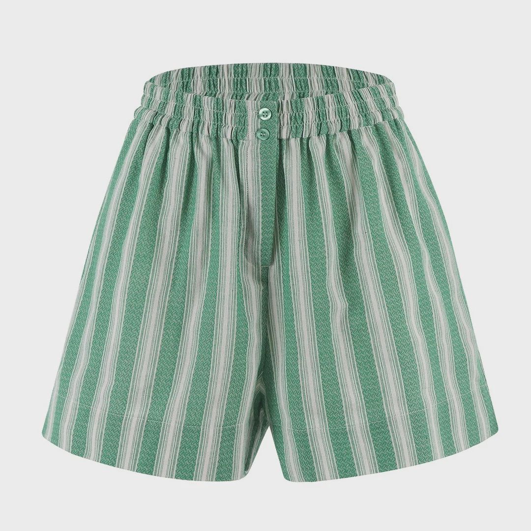 Barry Short Green Stripe