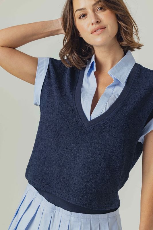 Lune Top Navy