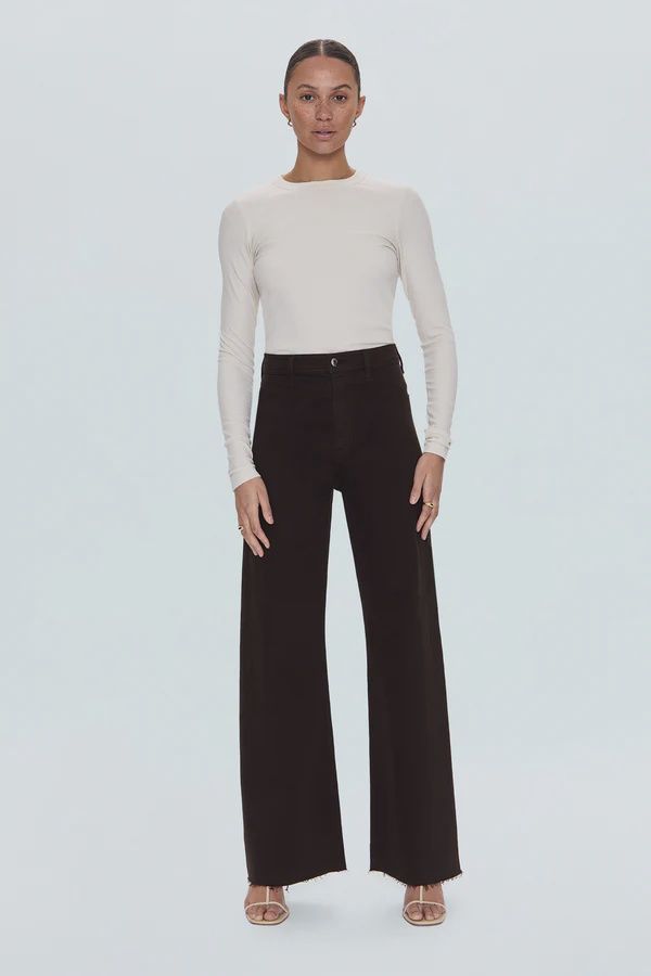 Penny HR Wide Leg Mocha