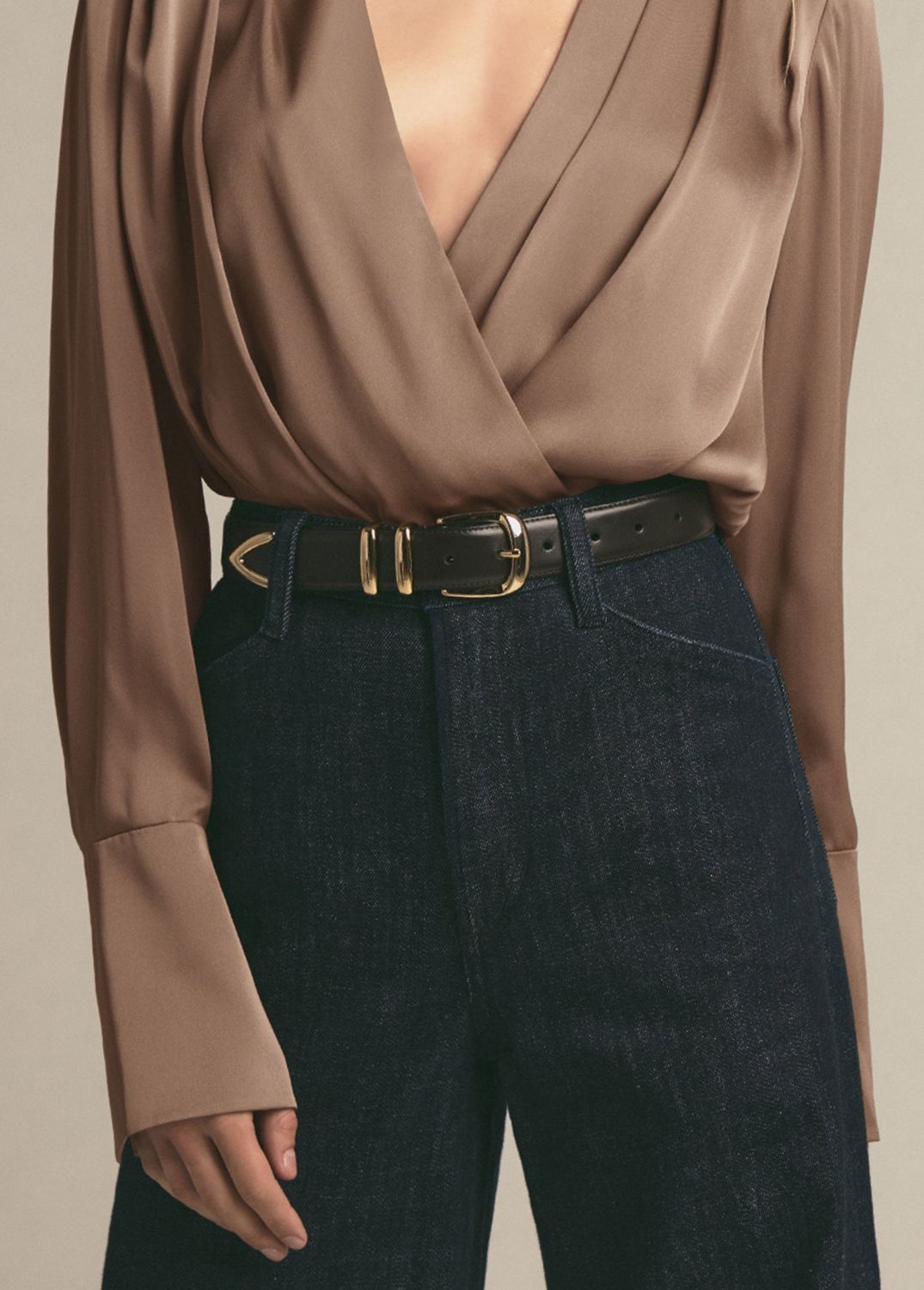 Jordan Belt Brown/Gold