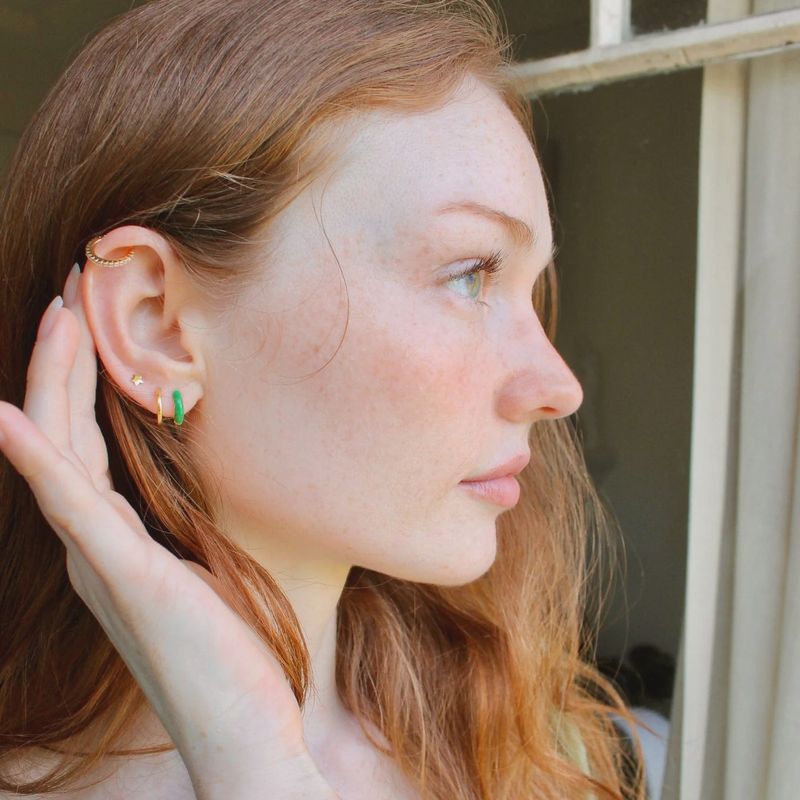 Tiny Star Stud Earring