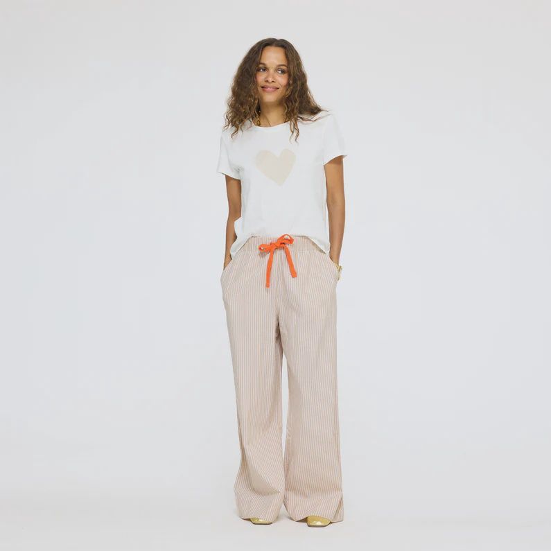 Post Linen Stripe Pant