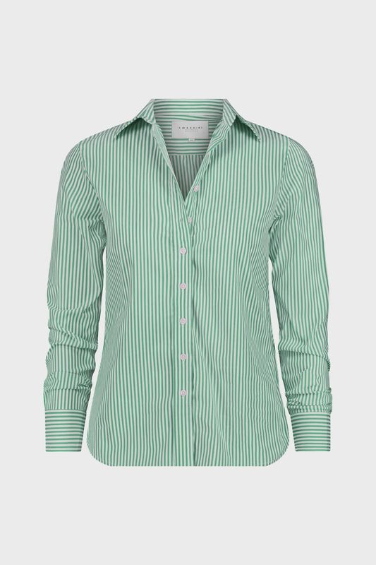 Icon Shirt Green Stripe