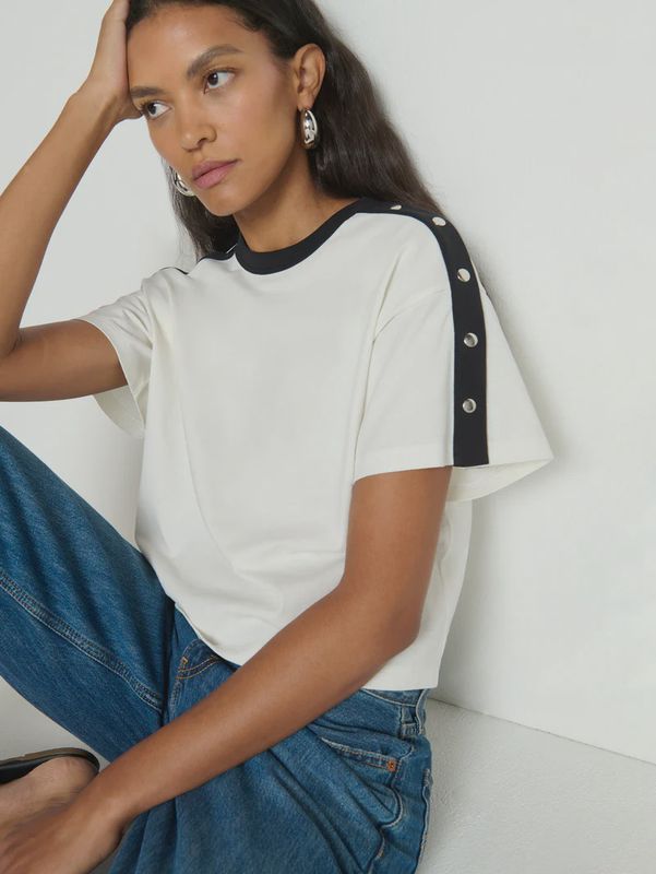 Ada Button Tee