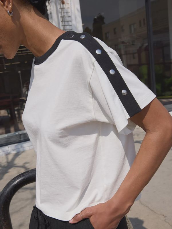 Ada Button Tee