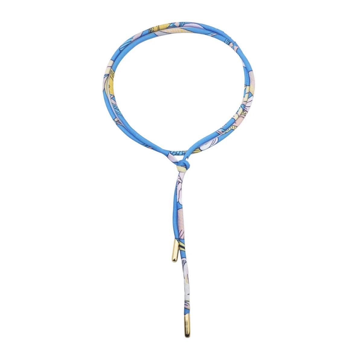 Silk Tie Cord, Colour: blue