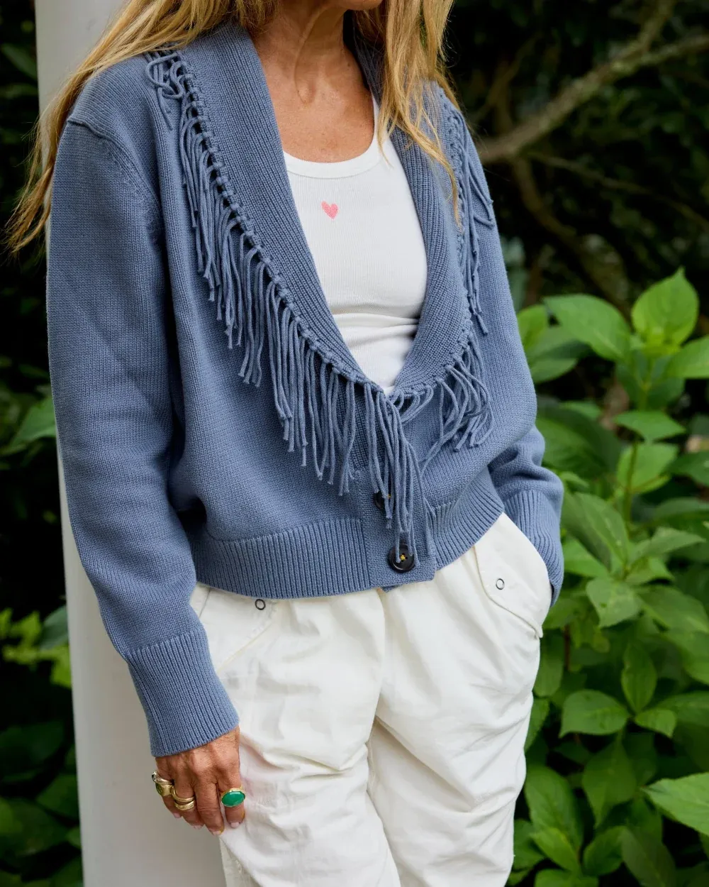 Fringe Shawl Cardigan