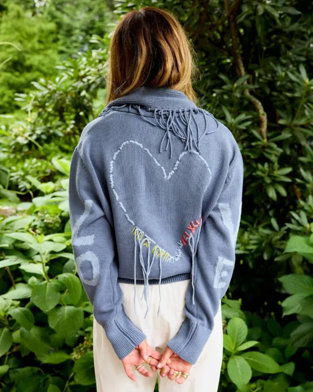 Fringe Shawl Cardigan