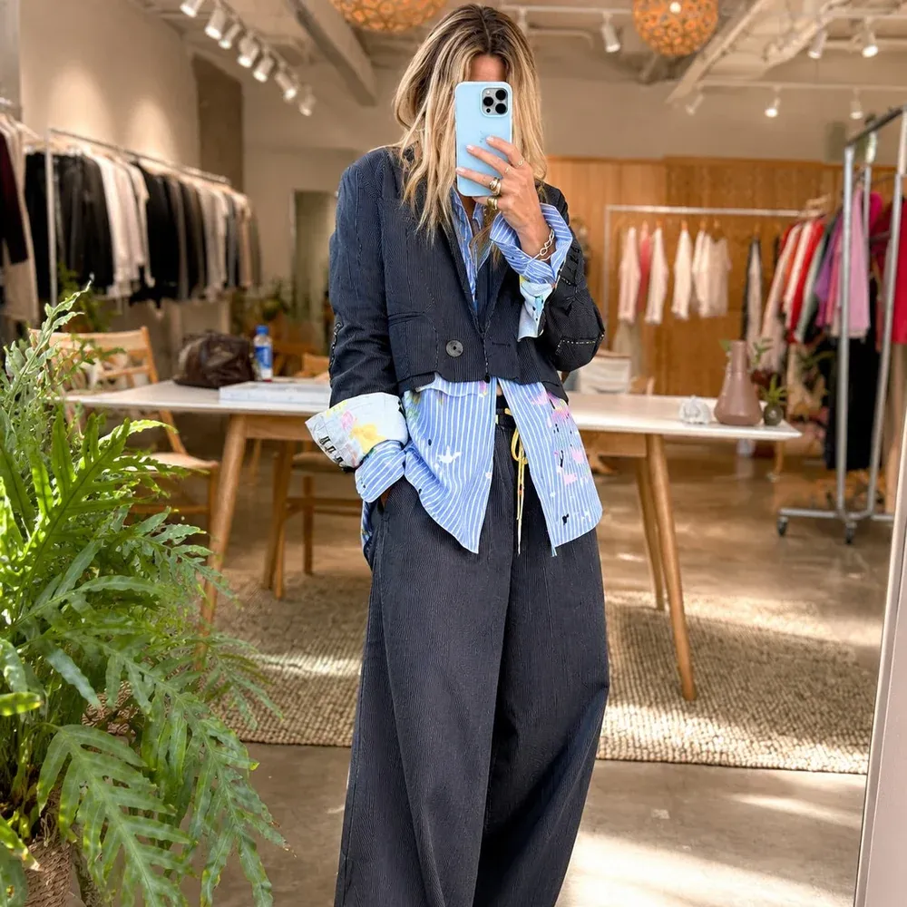 Palazzo Stripe Pant
