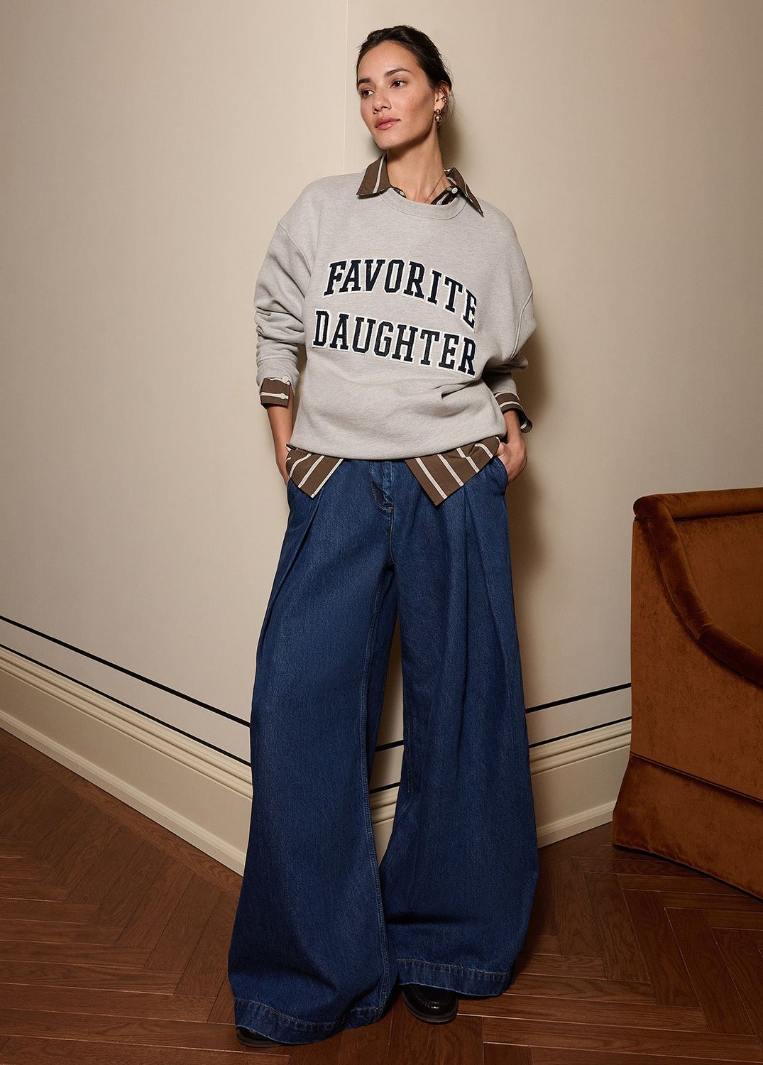 Denim Pleats For Days
