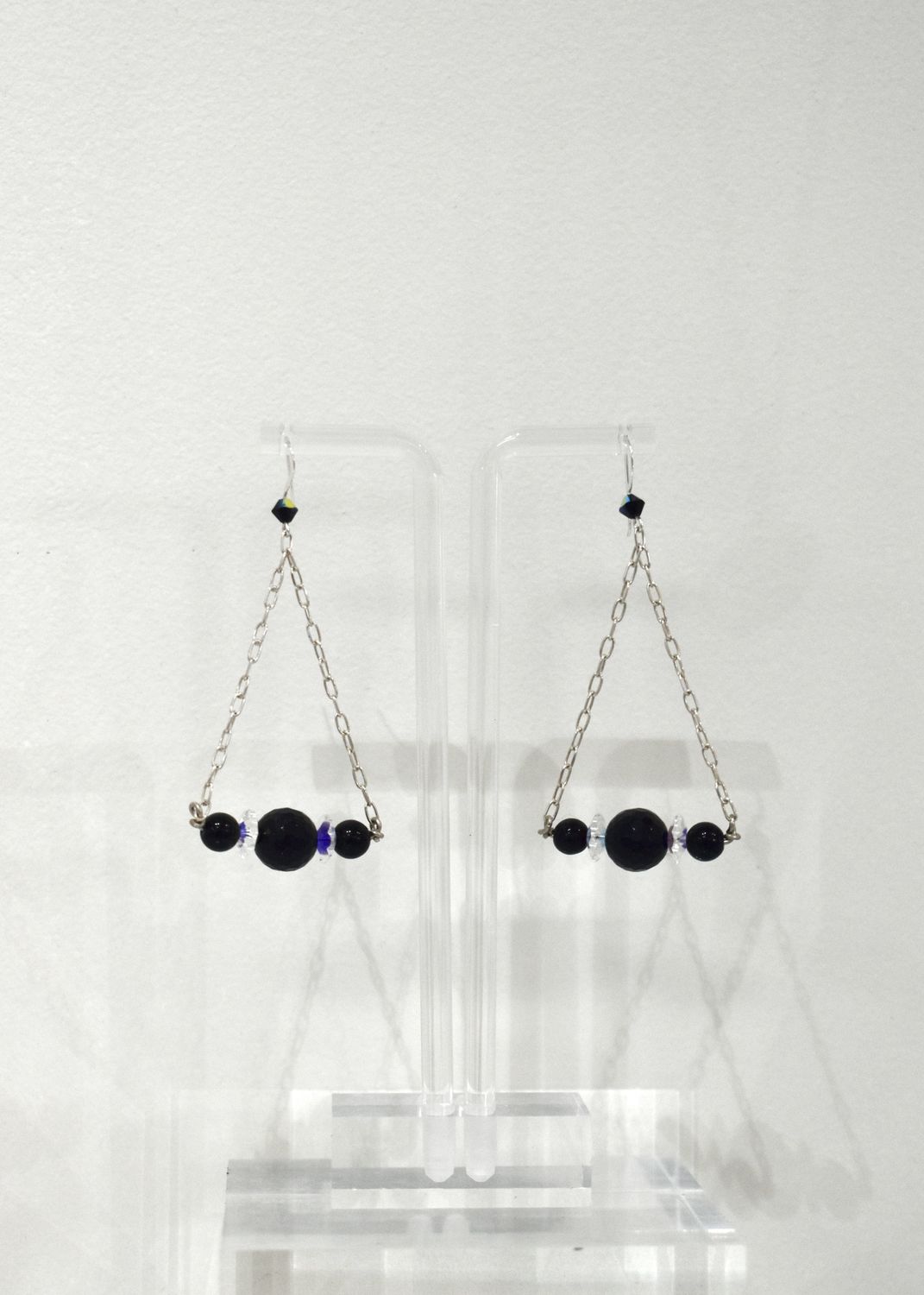 Onyx Wide Drop Earrings