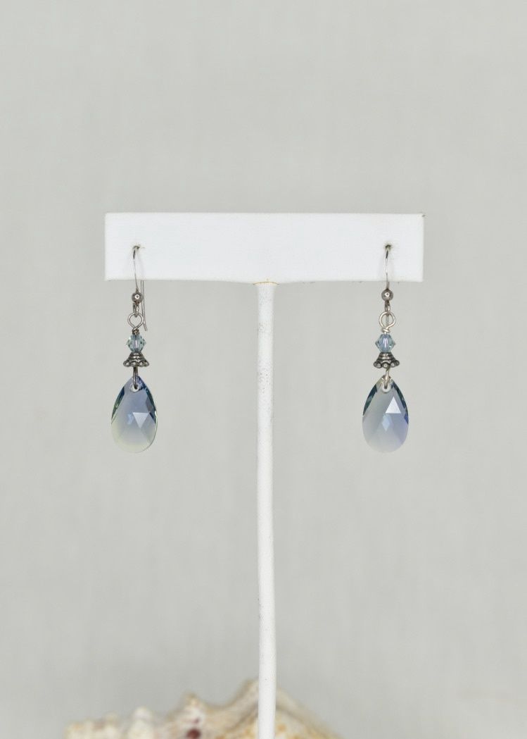 Light Sapphire Swarovski Droplets