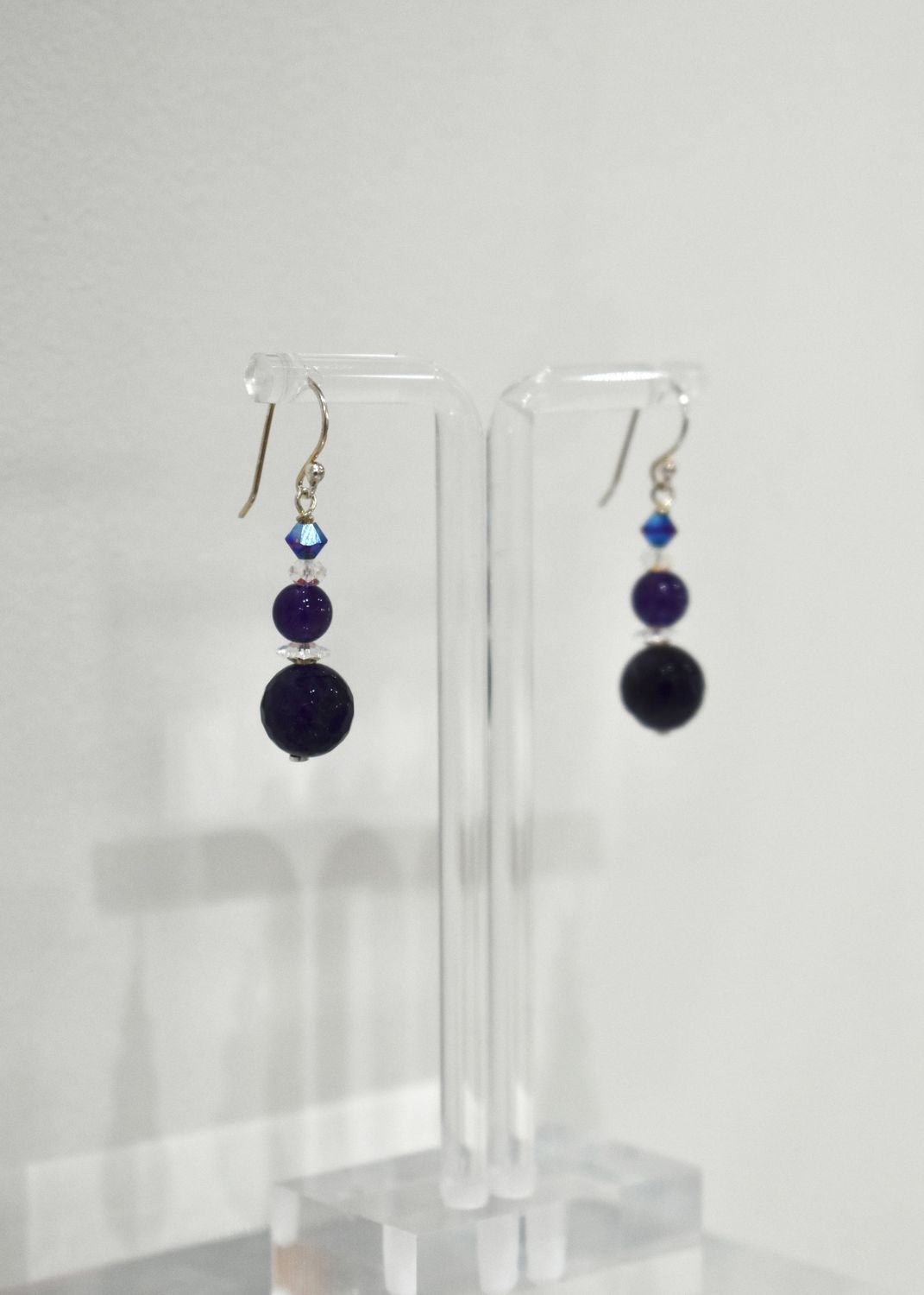 Amethyst Faceted Earrings