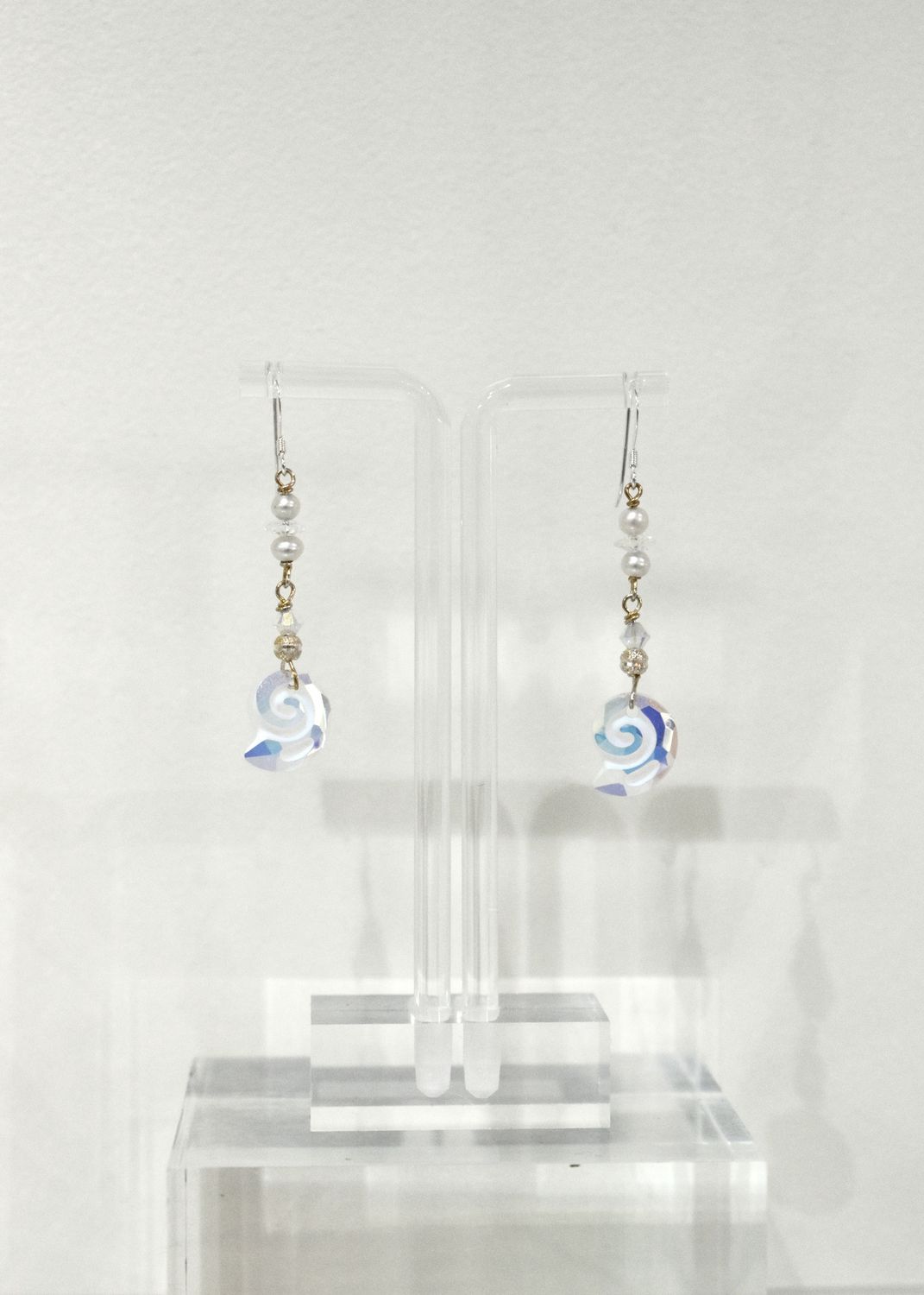 Crystal Shell Earrings