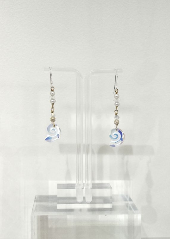 Crystal Shell Earrings