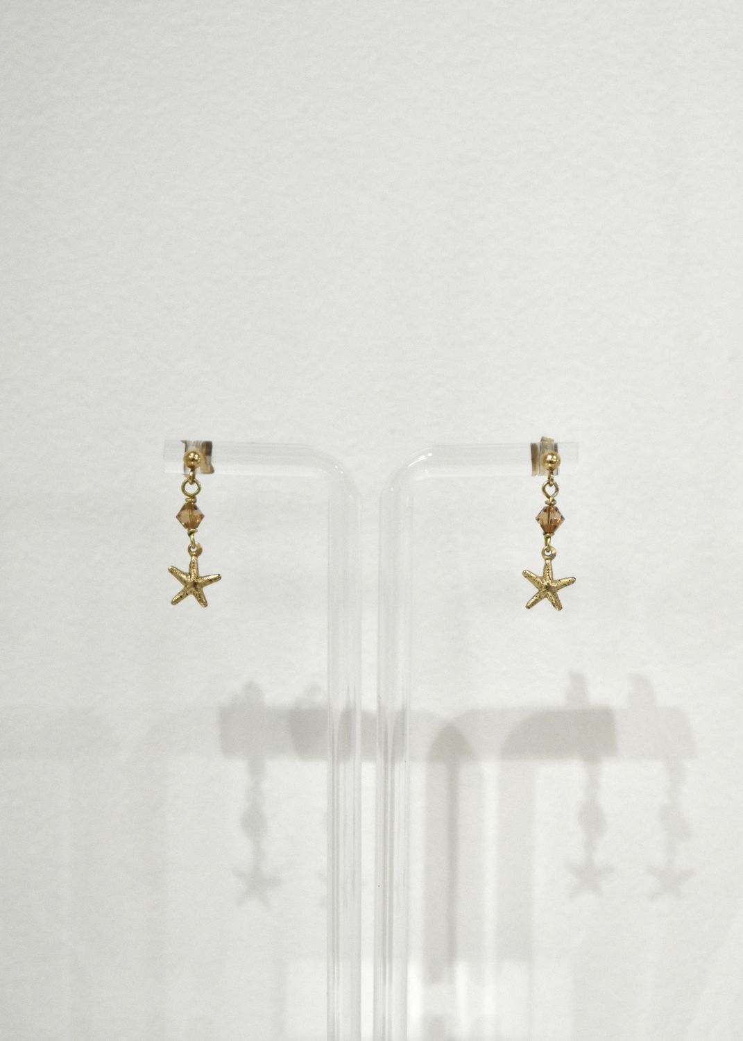 Gold Starfish Studs