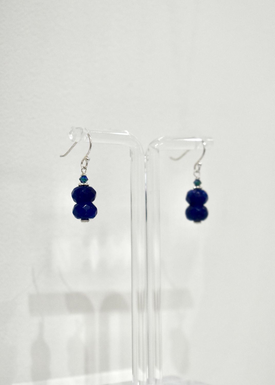 Lapis Lazuli Short Donut Earrings