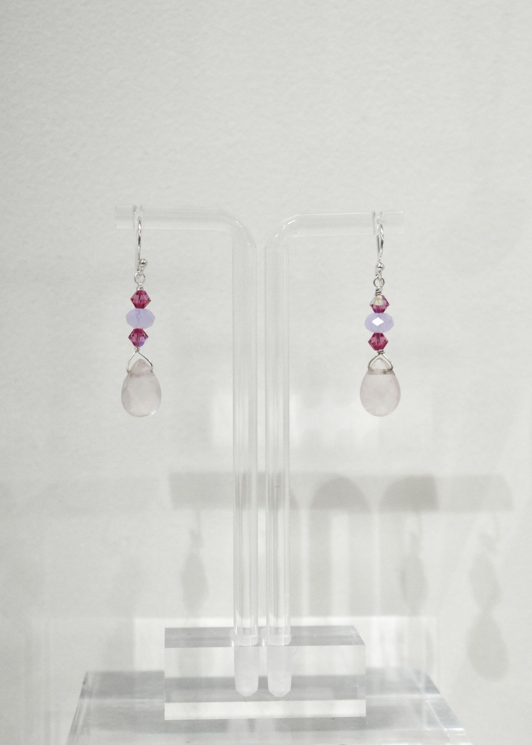 Rose Quartz Medium Earrings