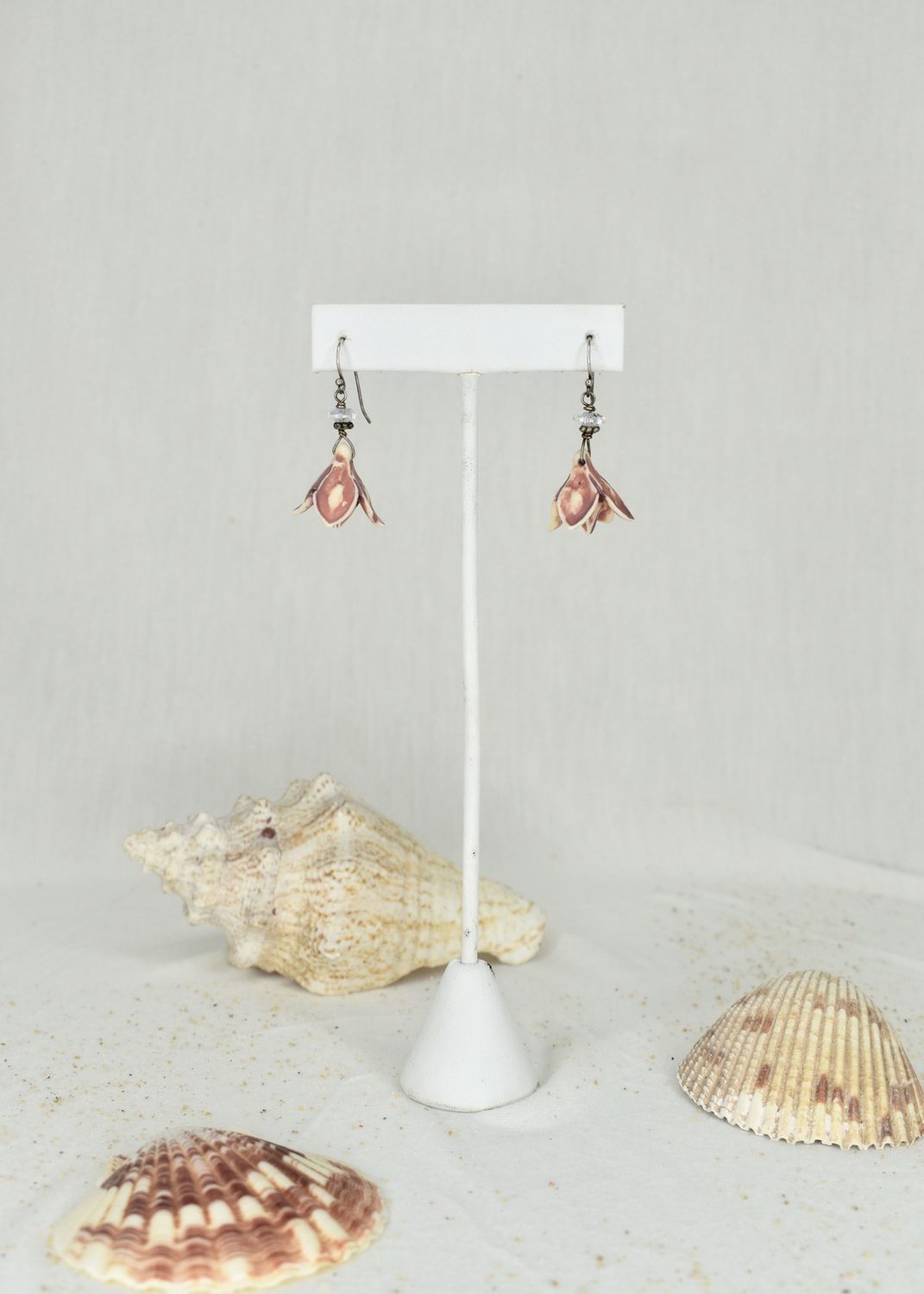 Rustic Flower Earrings