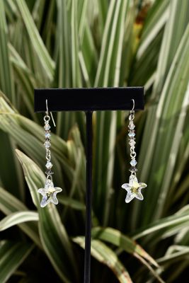 Swarovski Crystal Starfish Earrings