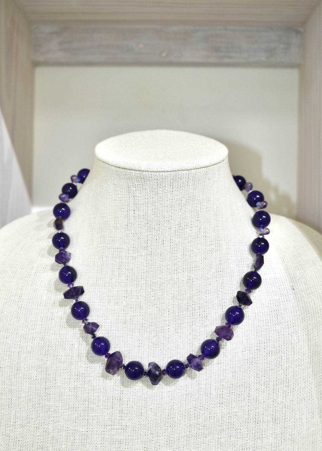 Amethyst Bauble Necklace
