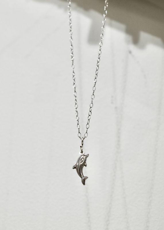 Sterling Silver Dolphin Chain Necklace