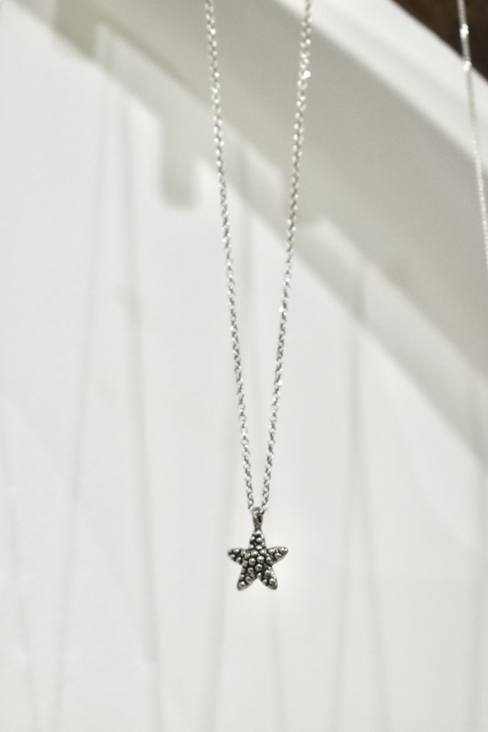Sterling Silver Starfish Chain Necklace