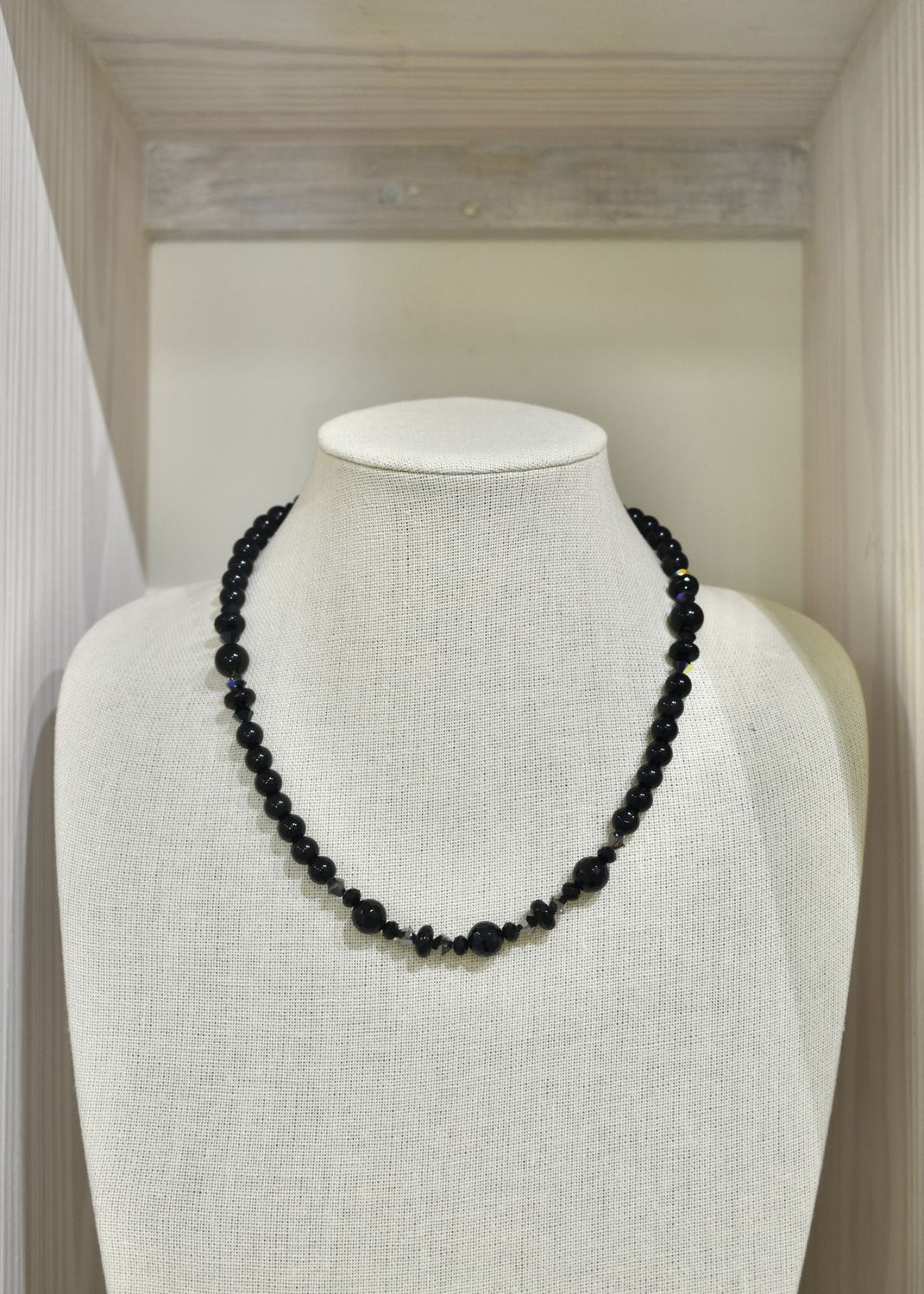 Onyx Bead Necklace