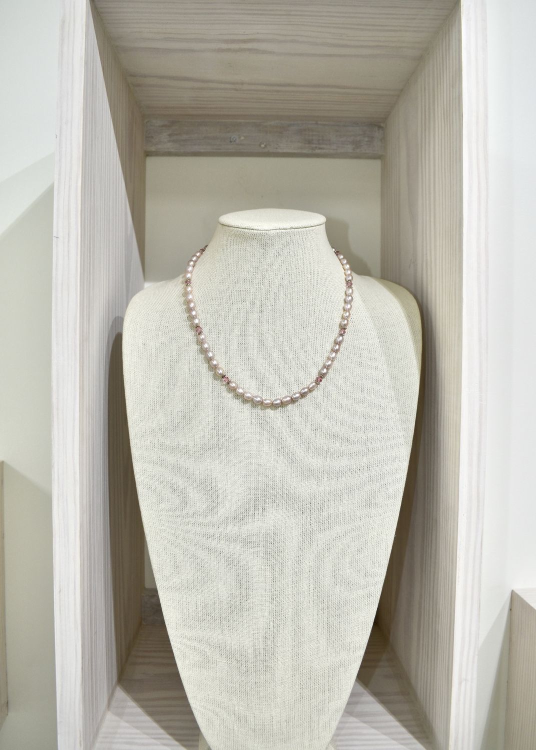 Pink Fresh Water Pearl Necklace