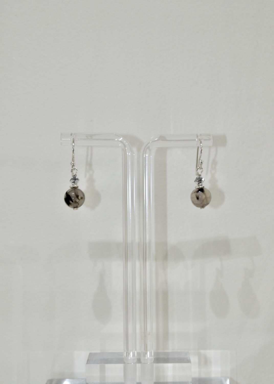 Tourmalinated Quartz Short Earrings