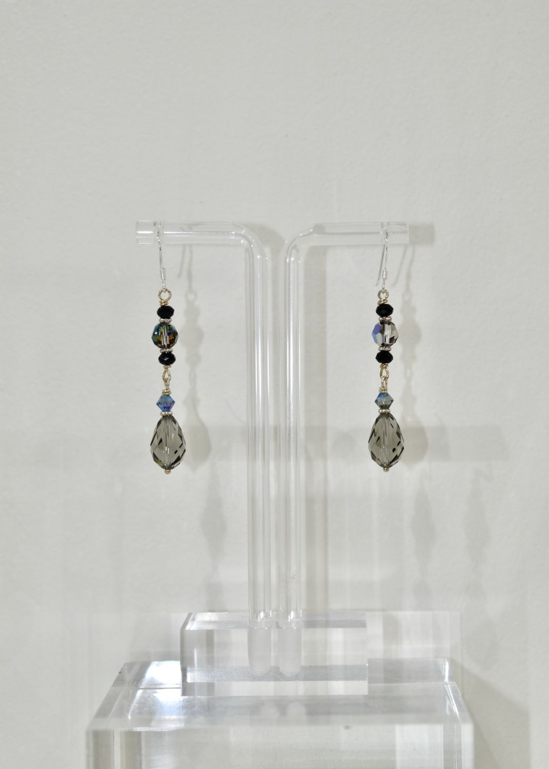 Black Swarovski Medium Droplets